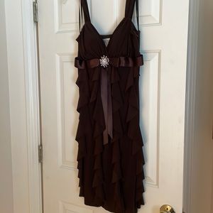 Betsy and Adam by Linda Bernell Dress with Bow and Brooch